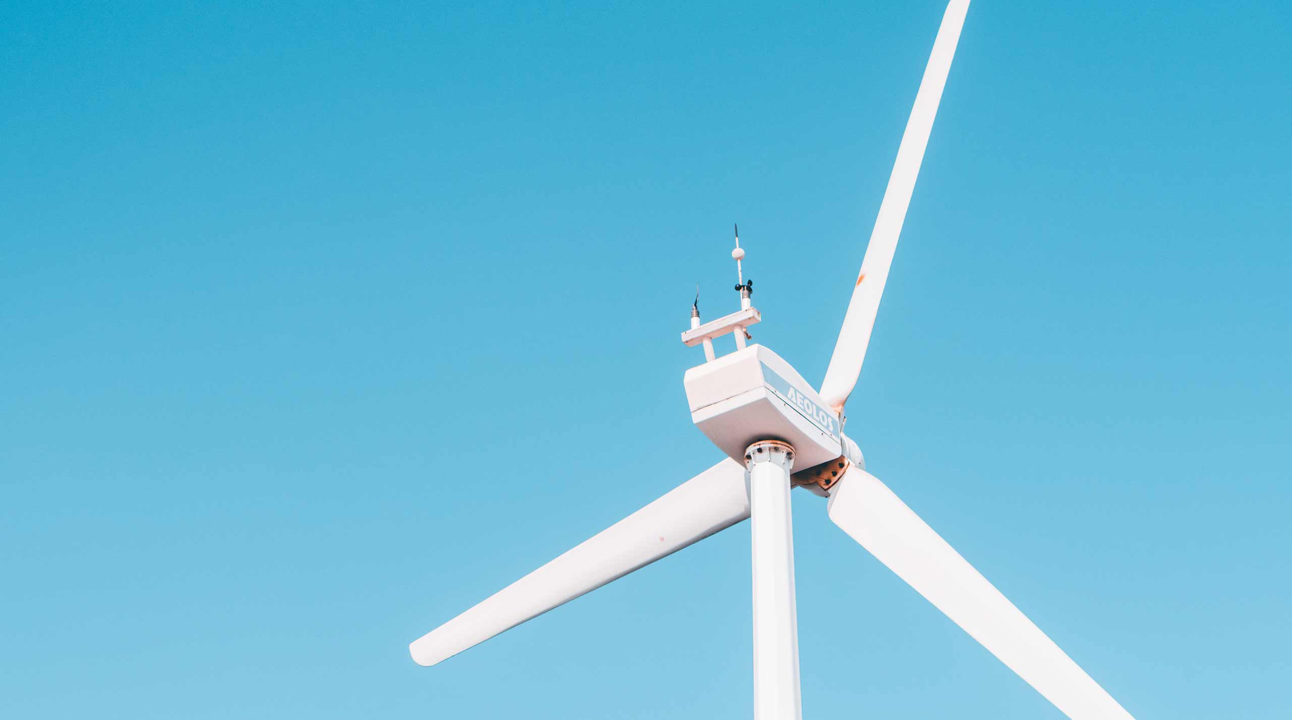 Wind Turbine Rare View